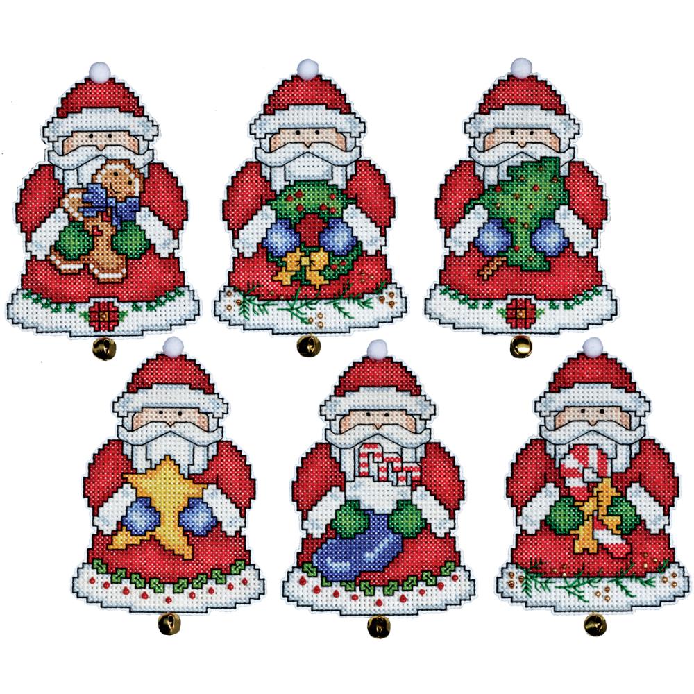 Santa Plastic Canvas Ornament Kit